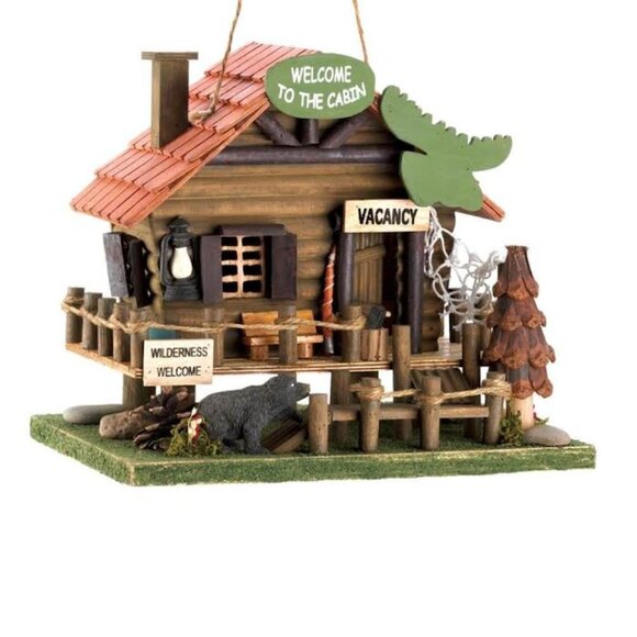 Other - WOODLAND CABIN BIRDHOUSE